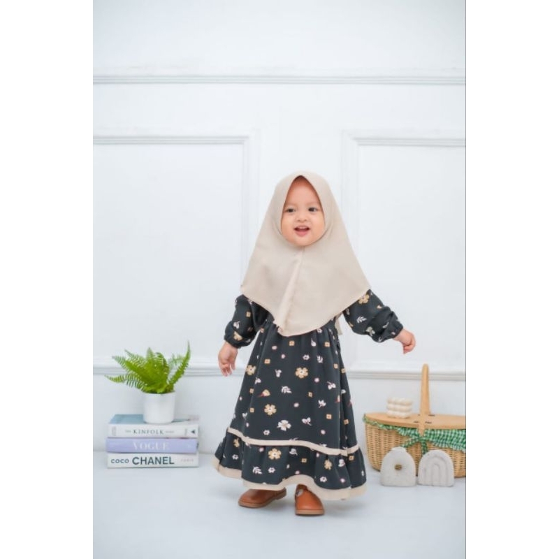 ✅READY SALE GAMIS ZAFIRA MINIMINE/SET GAMIS BABY 1-2TAHUN /GAMIS BABY