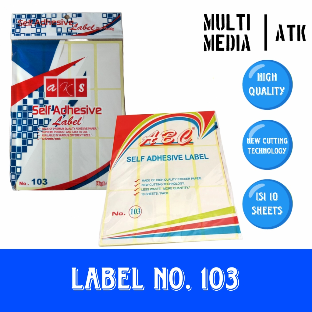 

LABEL ABC 103 / LABEL NAMA / TEMPELAN UNDANGAN ISI 10 LEMBAR