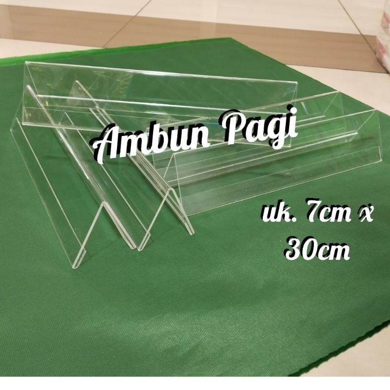 

best seller papan nama meja akrilik segitiga akrilik meja uk. 7cm x 30cm