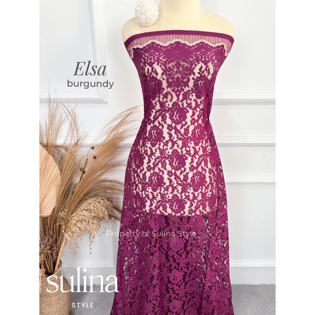 Sulina Style - Kain Kebaya Semi Prancis Fatmawati Metallic Elsa