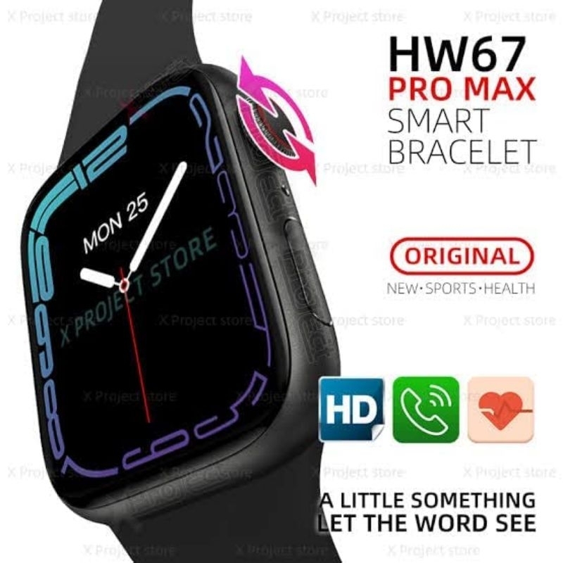 Smartwatch hw 67 mini original series 7 41mm jam tangan