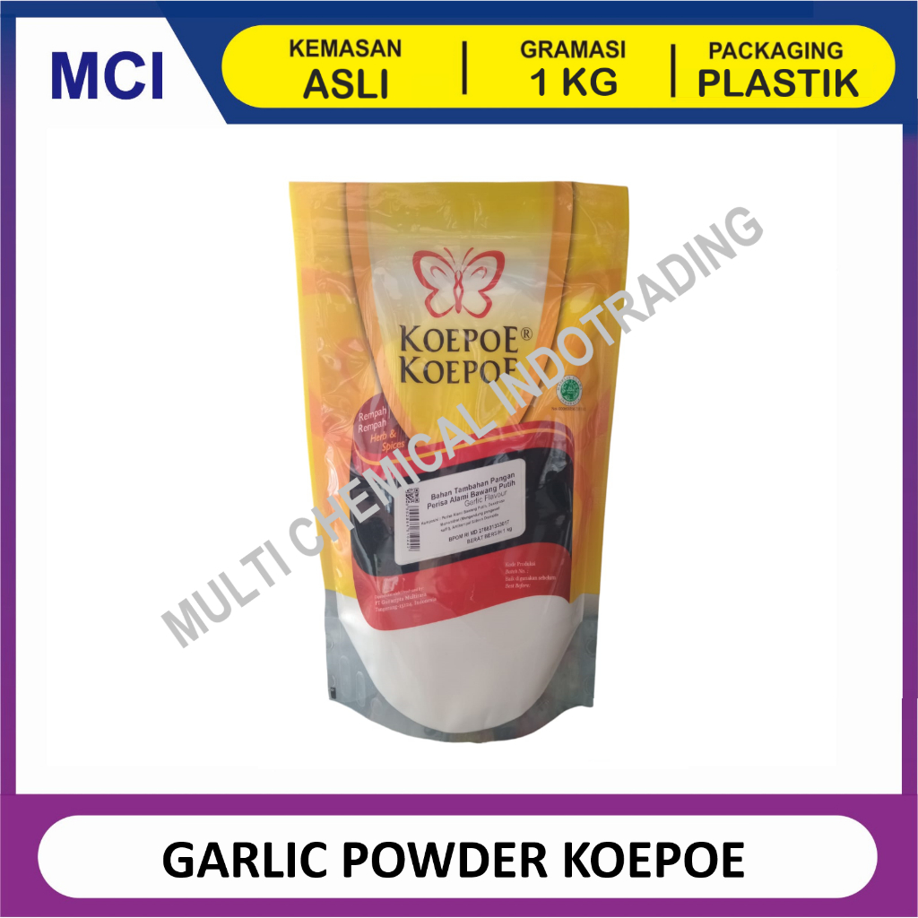 

GARLIC POWDER KOEPOE. KUPU BAWANG PUTIH BUBUK. FOOD GRADE. | 1 kg