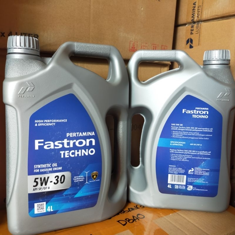 Fastron techno 4L bensin 5w-30 api SP GF6 Synthetic Original