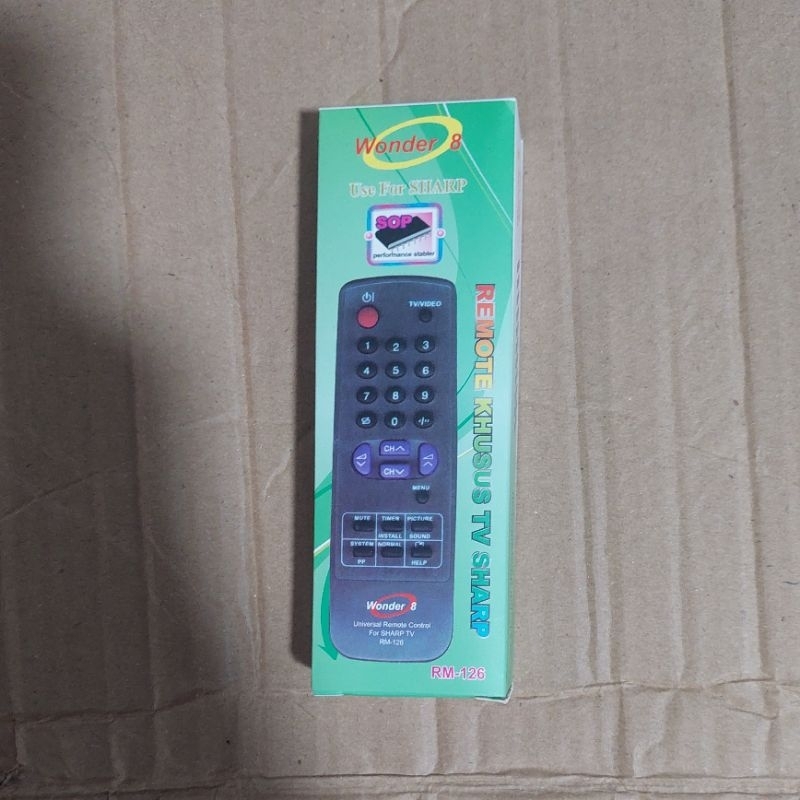 remote tv sharp tabung