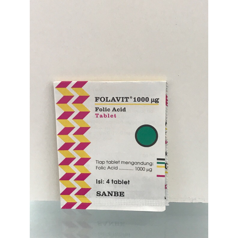 Folavit 1 mg, Folavit 400 mcg