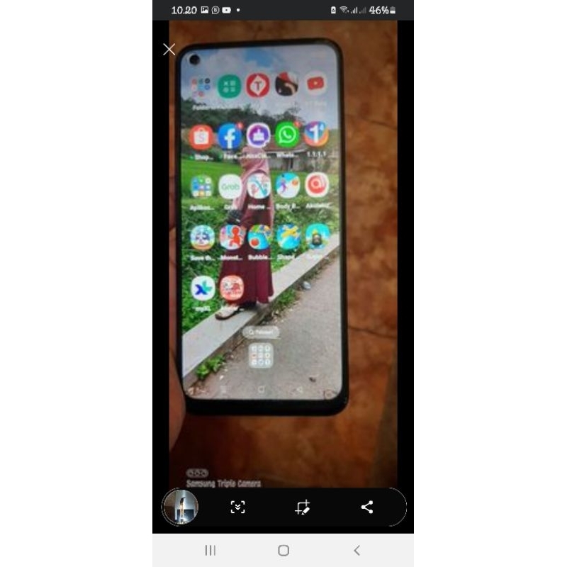 jual lcd oppo a54 4G copotan..