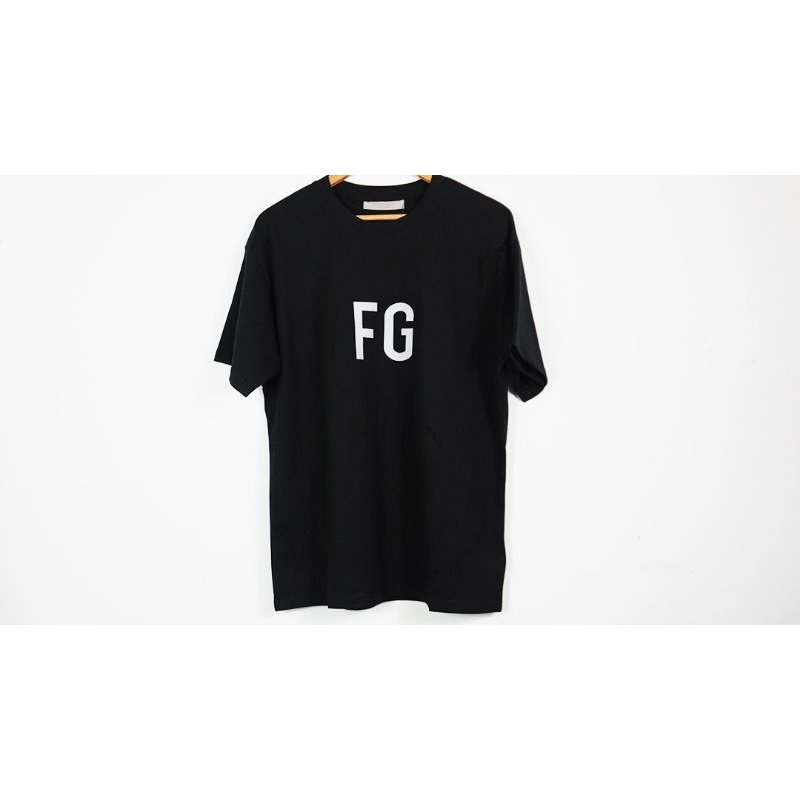 UD FEAR OF GOD FG LOGO T-SHIRT VINTAGE BLACK