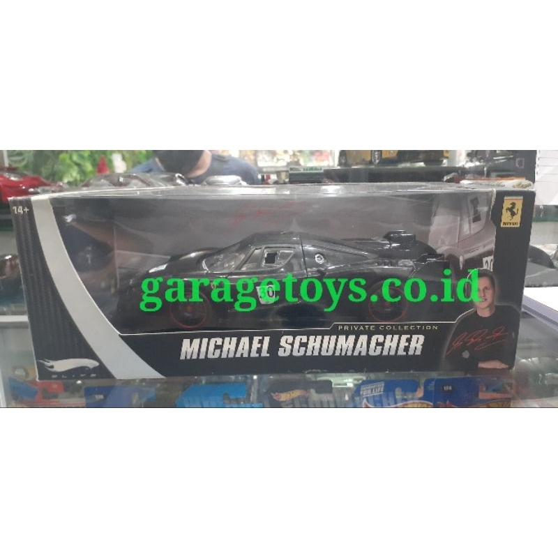 Hotwheels Elite 1:18 Diecast Ferrari FXX Michael Schumacher 30 Limited Edition