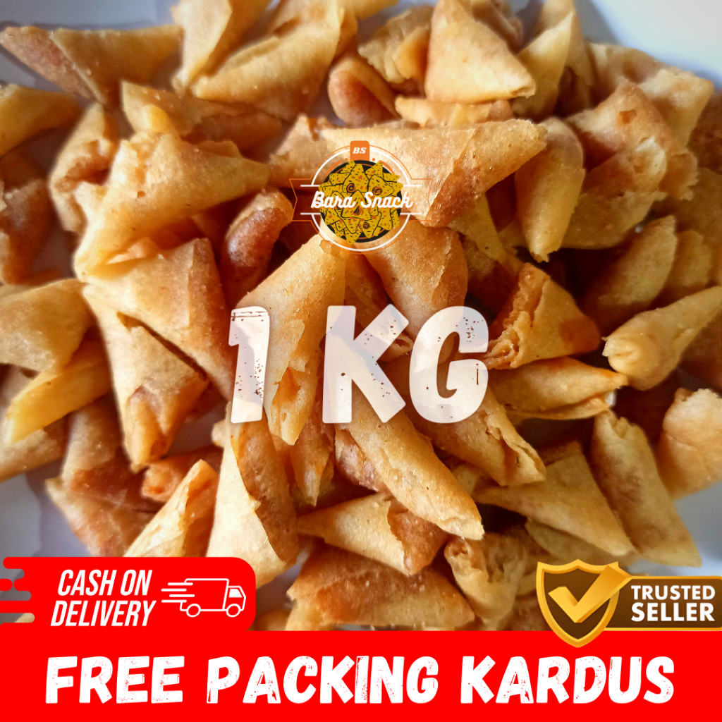 

[ 1KG ] Samosa Udang Keju Super Cap Berkah Jaya / Camilan Snack Kiloan Murah -K