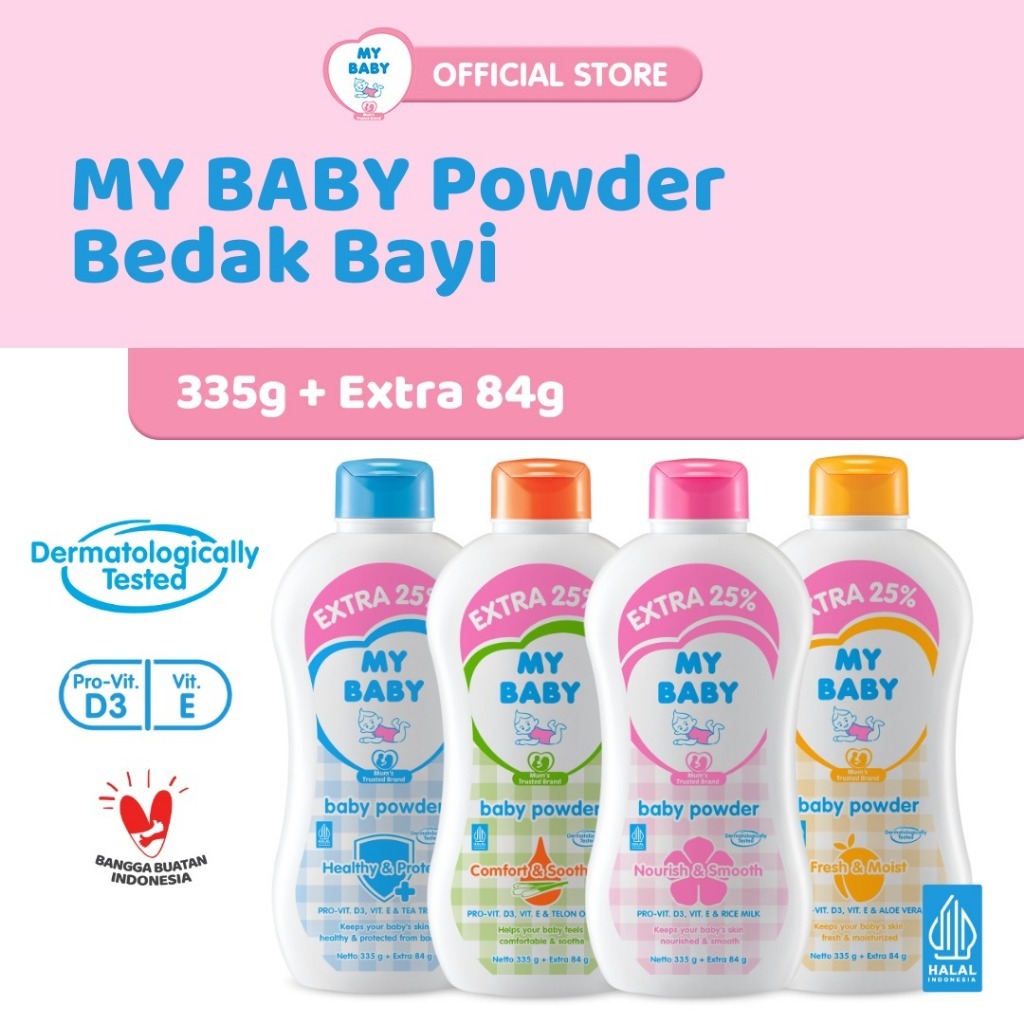 My Baby Powder | Bedak Tabur Bayi | Bedak Anak Bayi