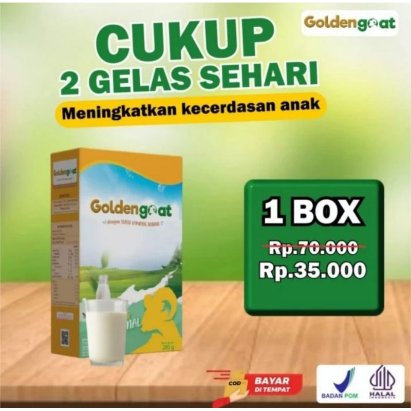 

Golden Goat Susu Kambing Etawa 200 Gram