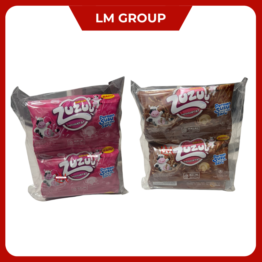 

Permen Nano Nano Zuzuu Rasa Coklat/Strawberry 1 pack isi 10 pcs 10gr LM Snack Grosir
