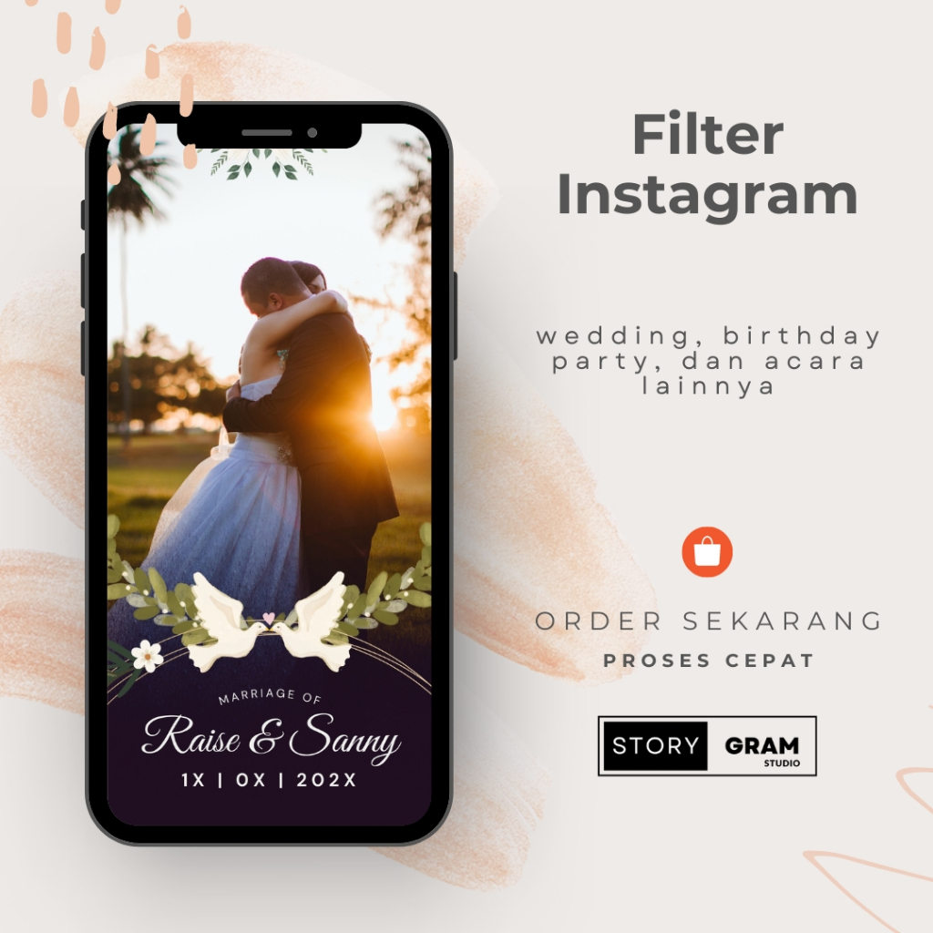 Filter Instagram Wedding/ulangtahun/bridal/reuni