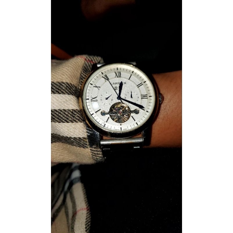 Jam Tangan Cowo/Men (Cartier) Old Vintage Best Quality 1:1