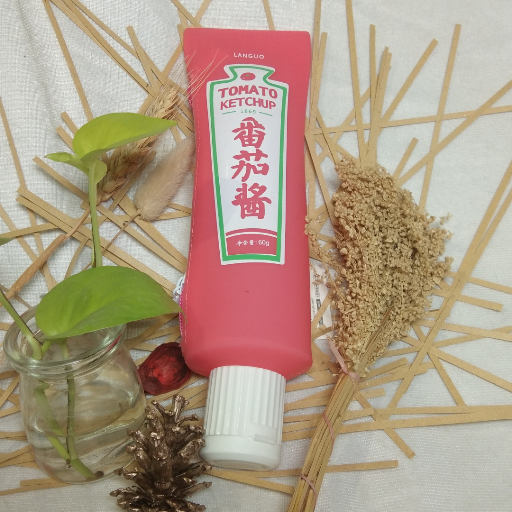 

Tube Pencil Case Tempat Pensil Languo Design Tomato Ketchup - Perlengkapan Sekolah Kantor - 3692