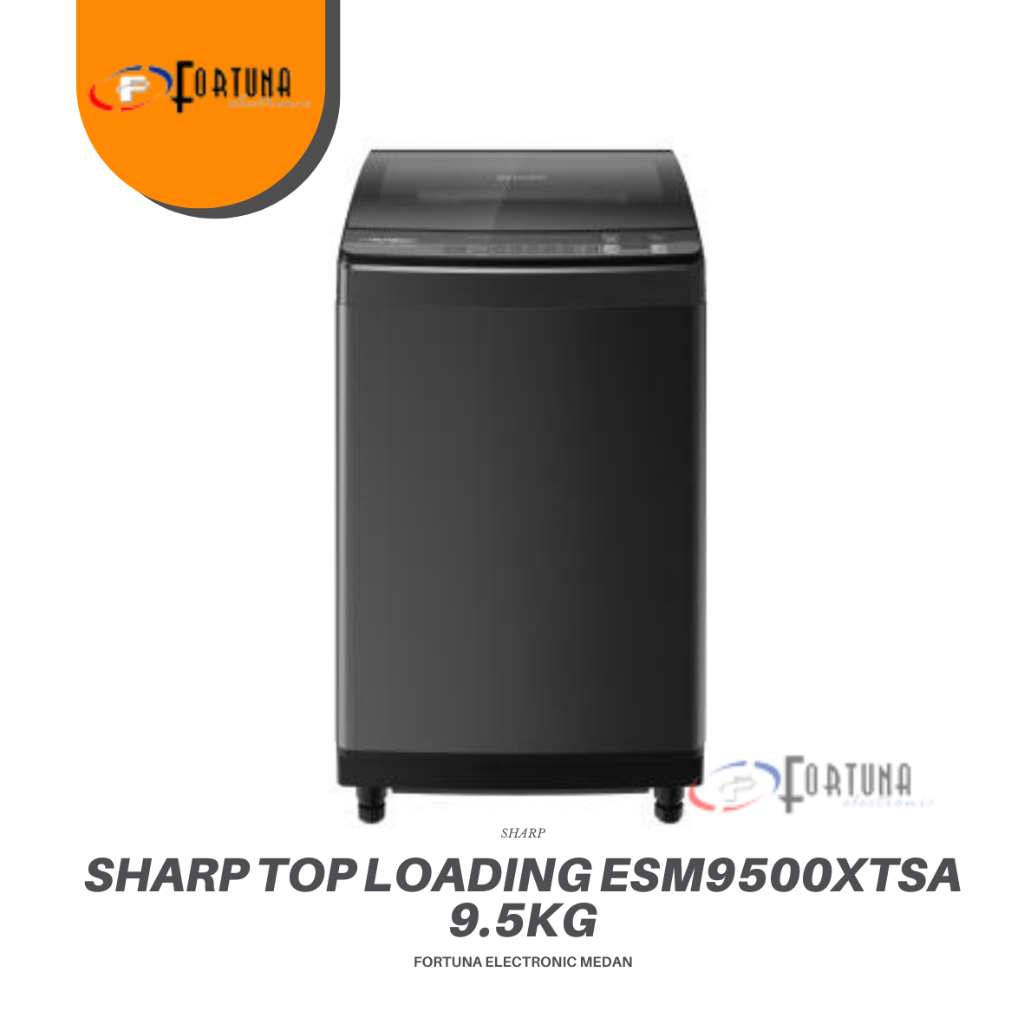 MESIN CUCI SHARP TOP LOADING ESM9500XTSA 9.5KG MEDAN