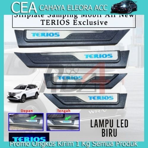 PINJAKAN MOBIL ALL NEW TERIOS LED / SILLPLATE LED- SILL PLATE INJAKAN PINTU SAMPING PREMIUM - INJAKA