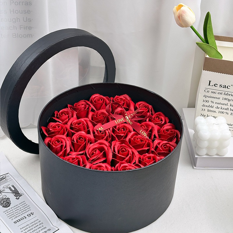 Bloom Box Soap Flower Bunga Sabun Rose / BIG BloomBox Mawar Artificial Hadiah Anniversary Kado Ulang