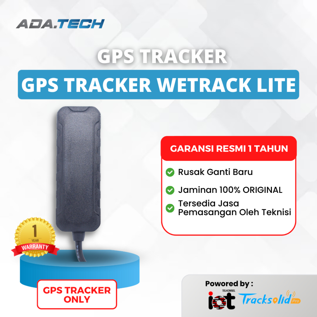 RJ2 Concox Gps Tracker Wetrack Lite Untuk Mobil Motor