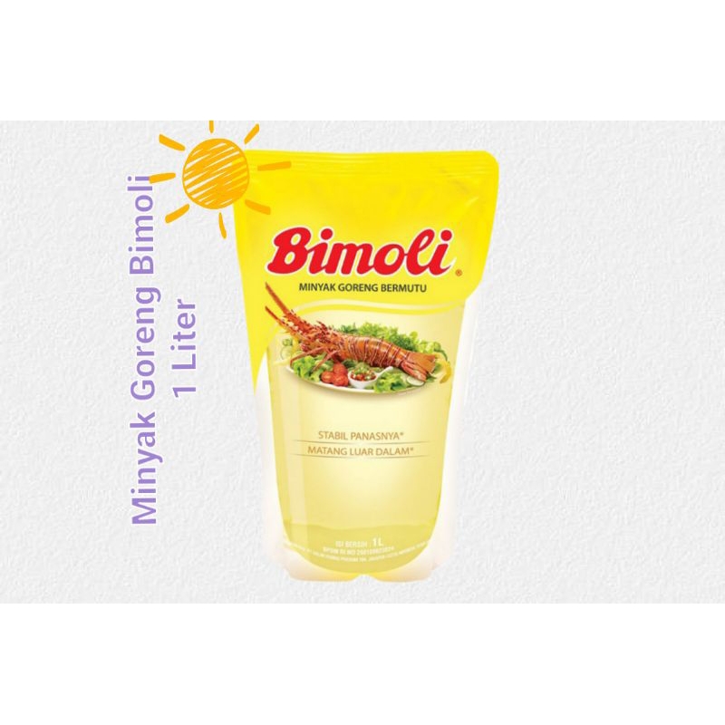 

Bimoli Minyak Goreng 1 Liter (1L) Kemasan POUCH atau kemasan Refill