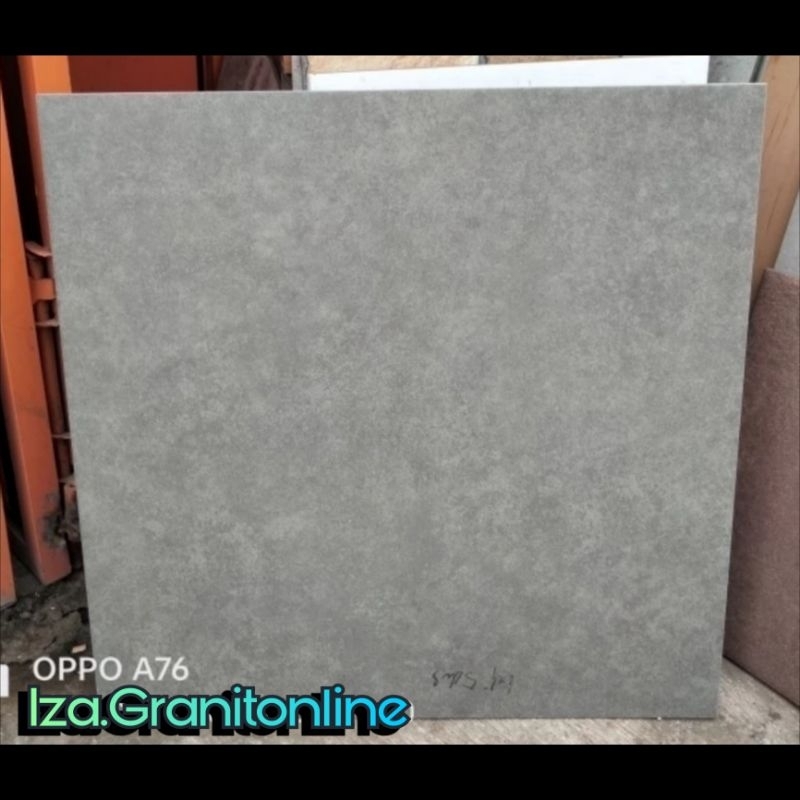 Granit lantai 60x60 infinity cemento dark grey motif semen matt
