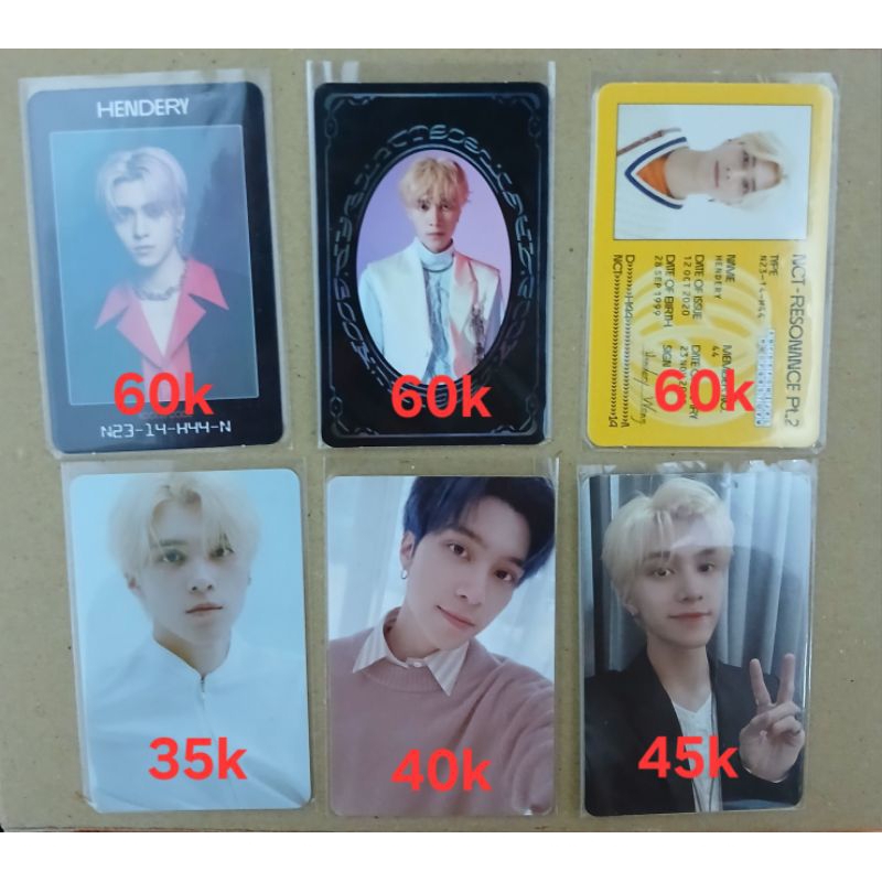 (OFFICIAL) Photocard PC Hendery WayV NCT