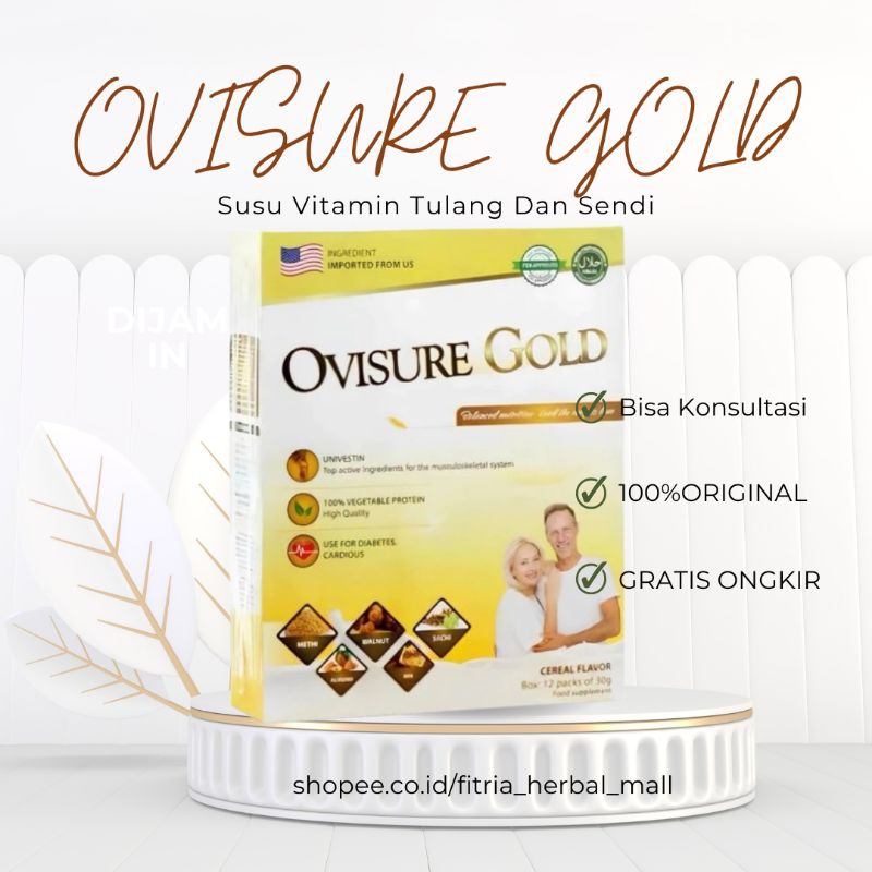 

OVISURE GOLD MILK SUSU OBAT TULANG DAN SENDI YG SEHAT 100% DI IMPORT USA BPOM