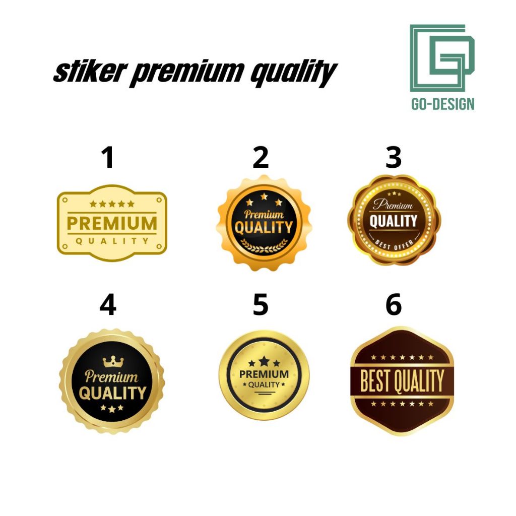 

stiker premium quality