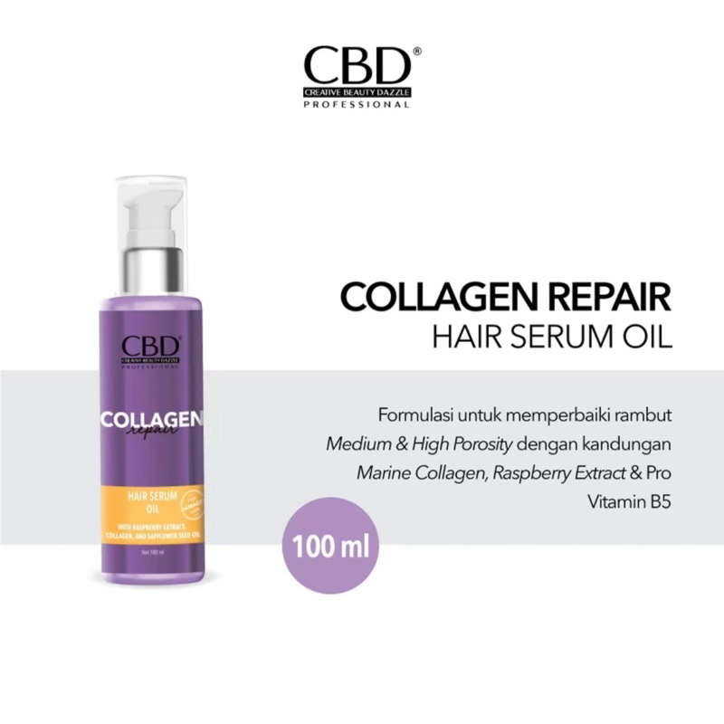 CBD Collagen Repair Hair Serum Oil