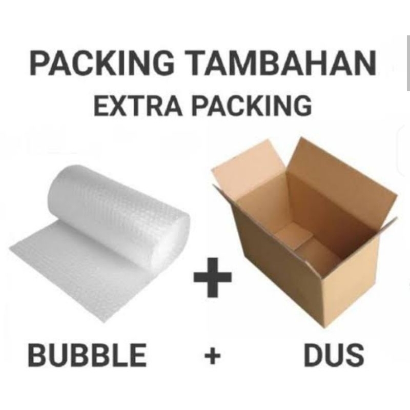 

PACKING TAMBAHAN KARDUS + BUBBLE WRAP