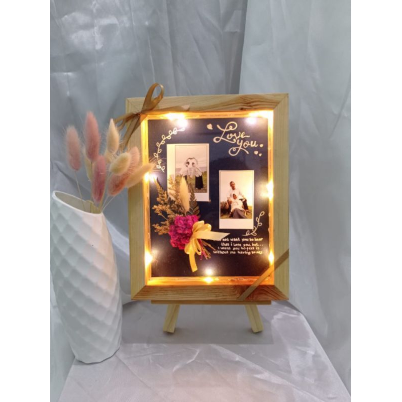 flower frame kado wisuda kado frame gift kado gift aniversary