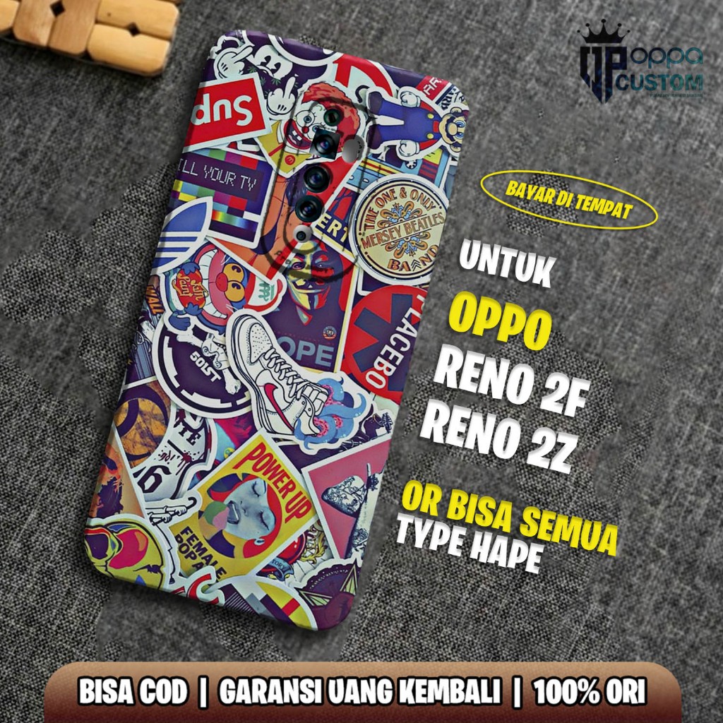 Case OPPO RENO 2F / OPPO RENO 2Z - Casing OPPO RENO 2Z Terbaru OPPACUSTOM  [ GRAFITTY ] Casing Hp OP