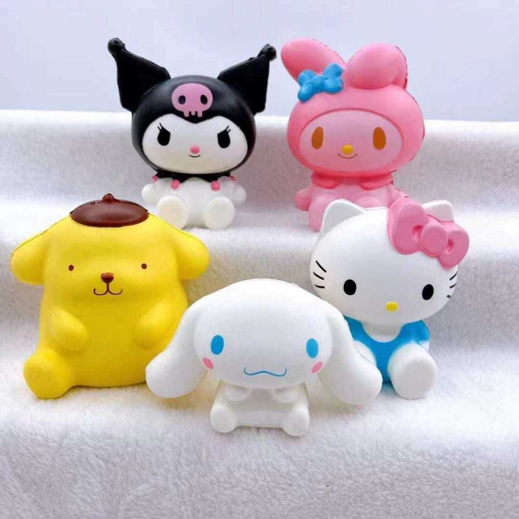 Squishy boneka sanri0 full body / squishy karakter lucu / mainan pencet stress relieve toys