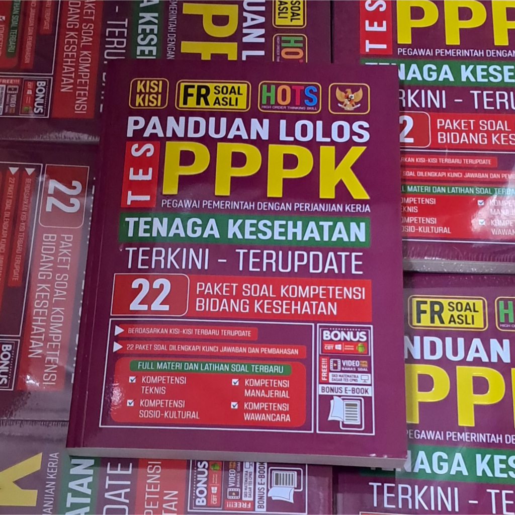 Buku PPPK : Panduan Lolos Tes PPPK Tenaga Kesehatan Terkini - Terupdate