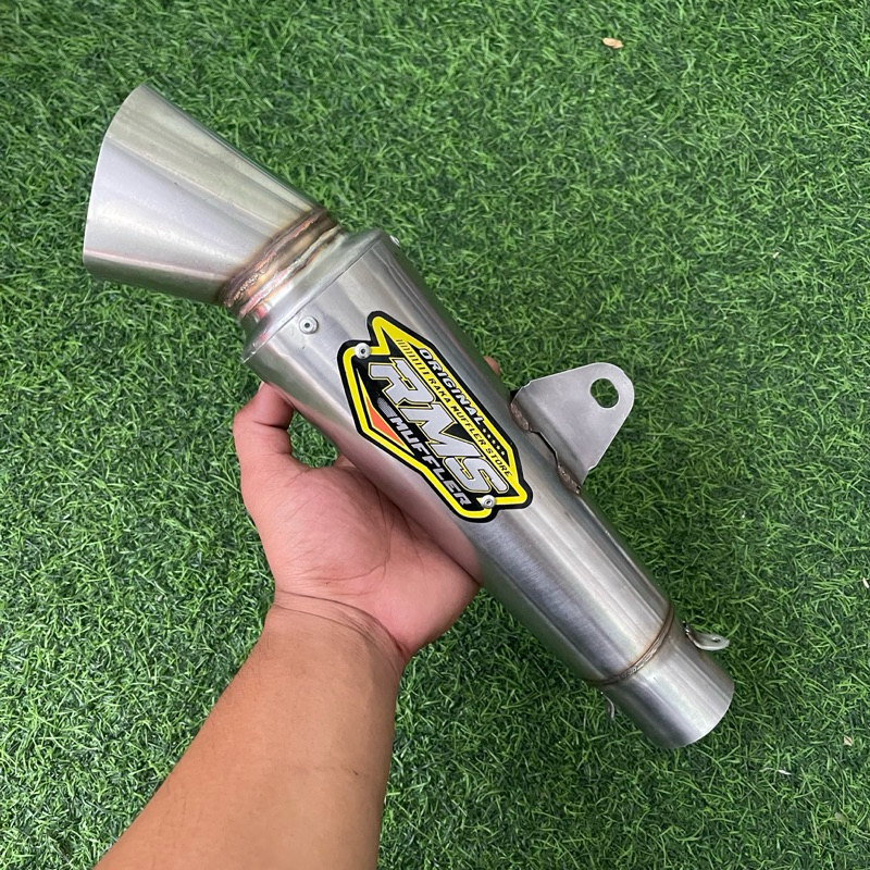 SLINCER KNALPOT RMS MUFFLER ORIGINAL SEGI ENAM DIAMON P23 SARANGAN SEPEREMPAT DAN SETENGAH BKN DPJ B