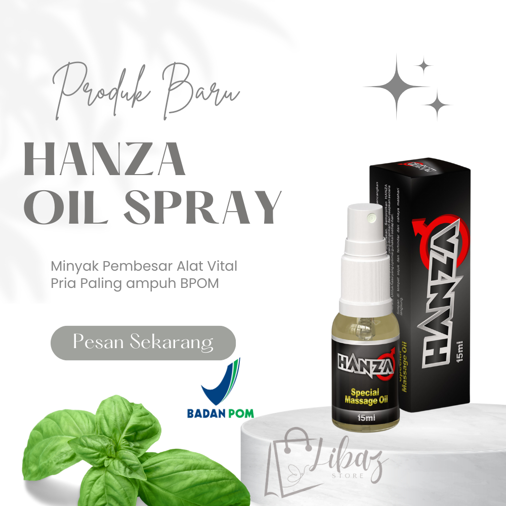 MINYAK HANZA OIL BPOM minyak pembesarpenis obat pembesar kelamin pria pembesar alat vital laki mr p