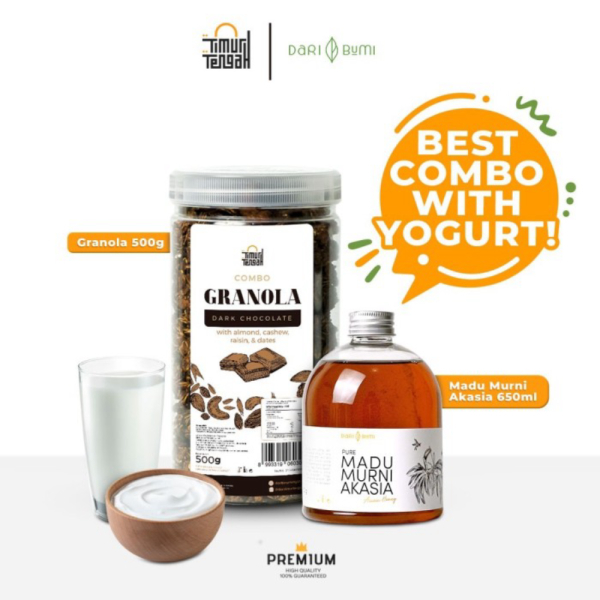 

Promo Limited Edition Granola 500gr Timur TengahMadu Akasia 650gr Daribumi - Gracosia Murah