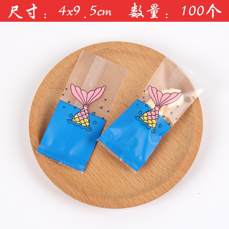 

Nycyta Home 100Pc Plastik Packing Permen Nougat Cookies Nastar 4X9,5Cm - Plastik Kemasan Candy Bag