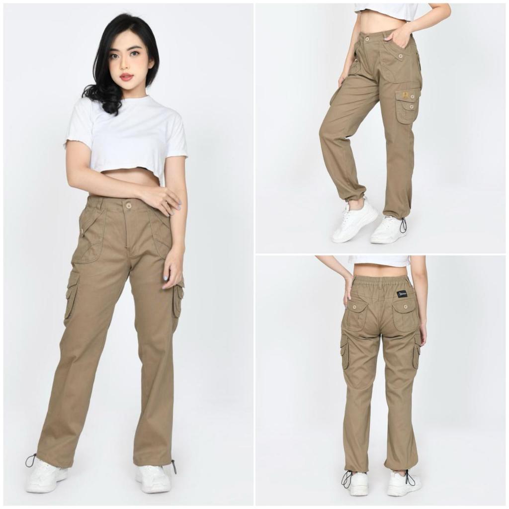 celana cargo panjang outdoor wanita - celana panjang wanita - celana cargo wanita - celana jogger ca