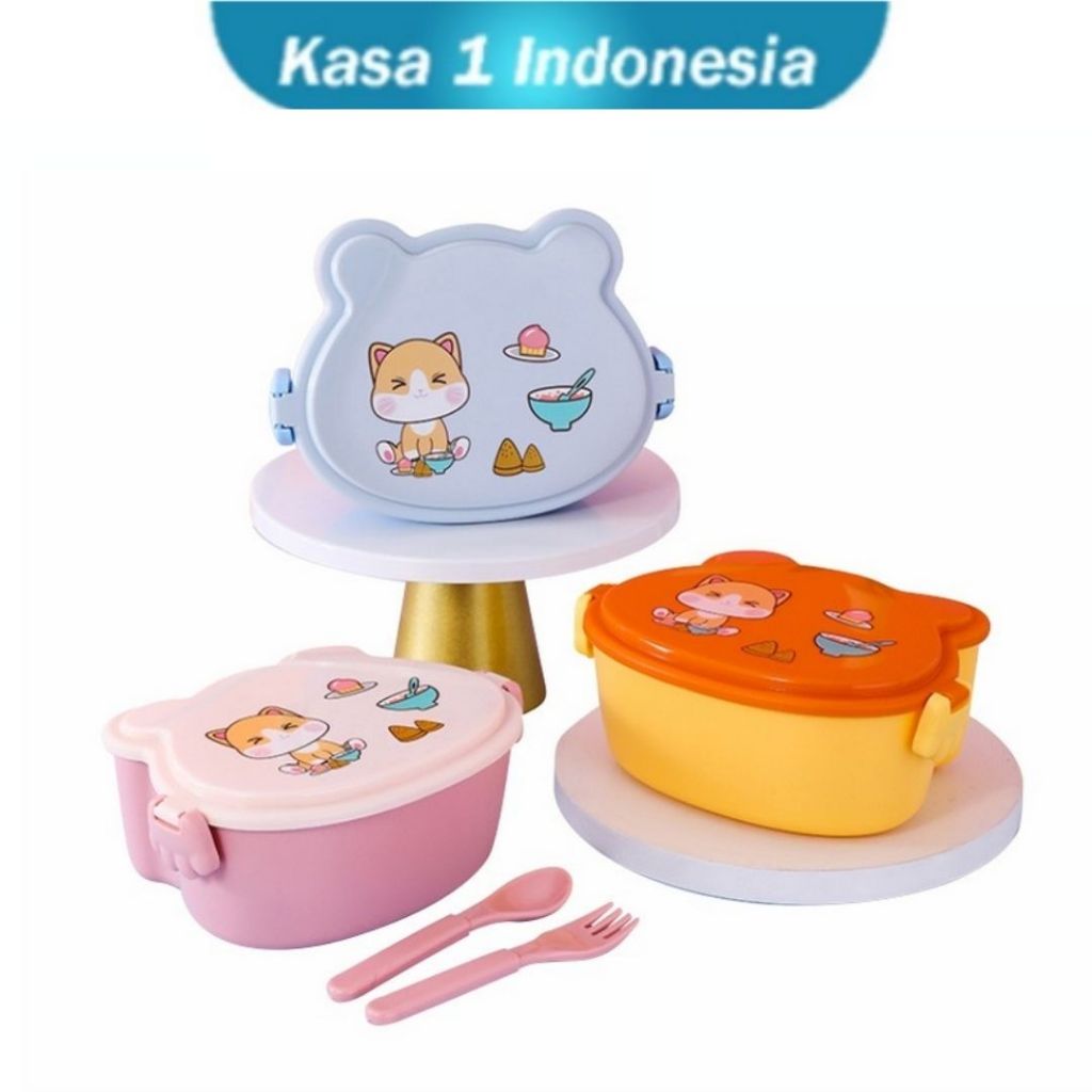 Lunch Box Set TK / Tempat Bekal Anak PAUD TK BPA FREE