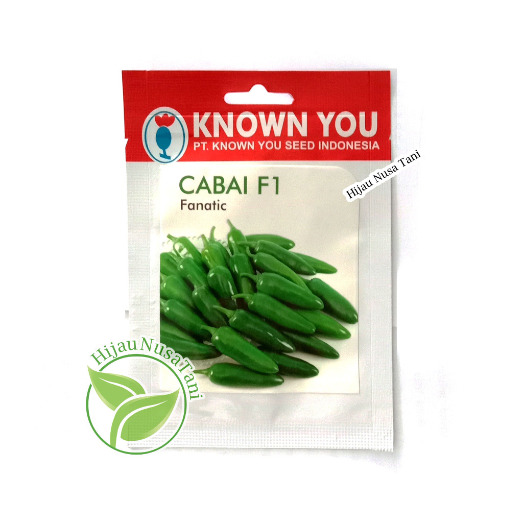 BENIH CABAI JALAPENO FANATIC Known You Seed [ 25 biji ] Small Pack - kemasan kecil packing asli pabr