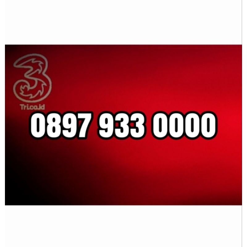 Nomor Cantik Tri 11 Digit Kwartet 0