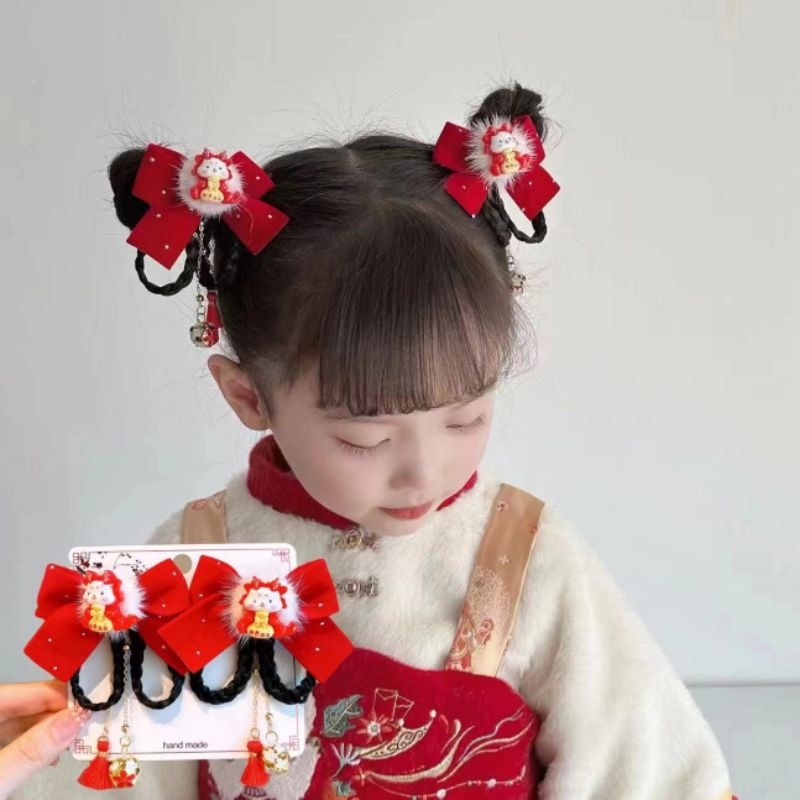 Penjepit rambut anak perempuan imlek import