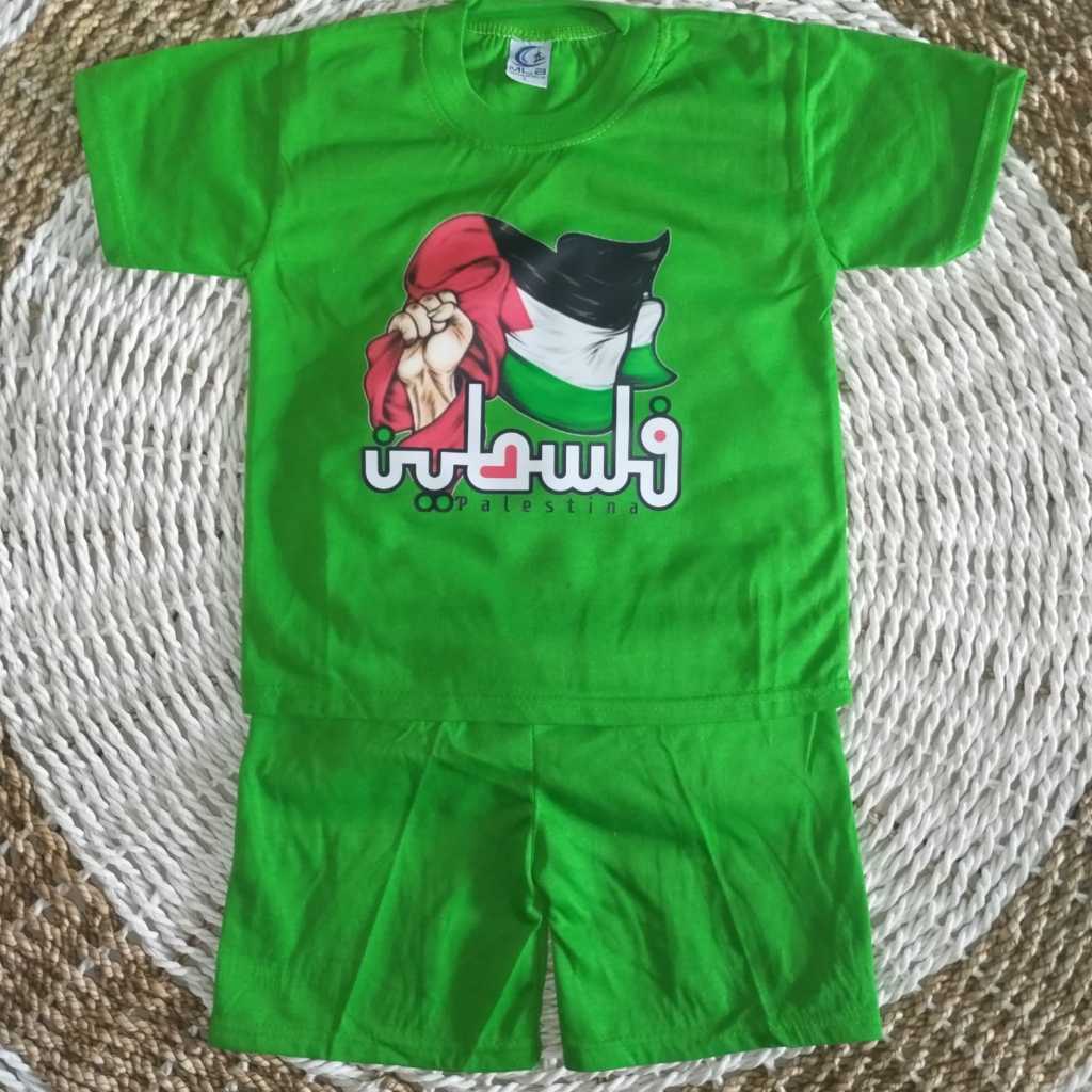 Kaos Anak Palestina Kaos Muslim anak Palestina umur 2-7tahun