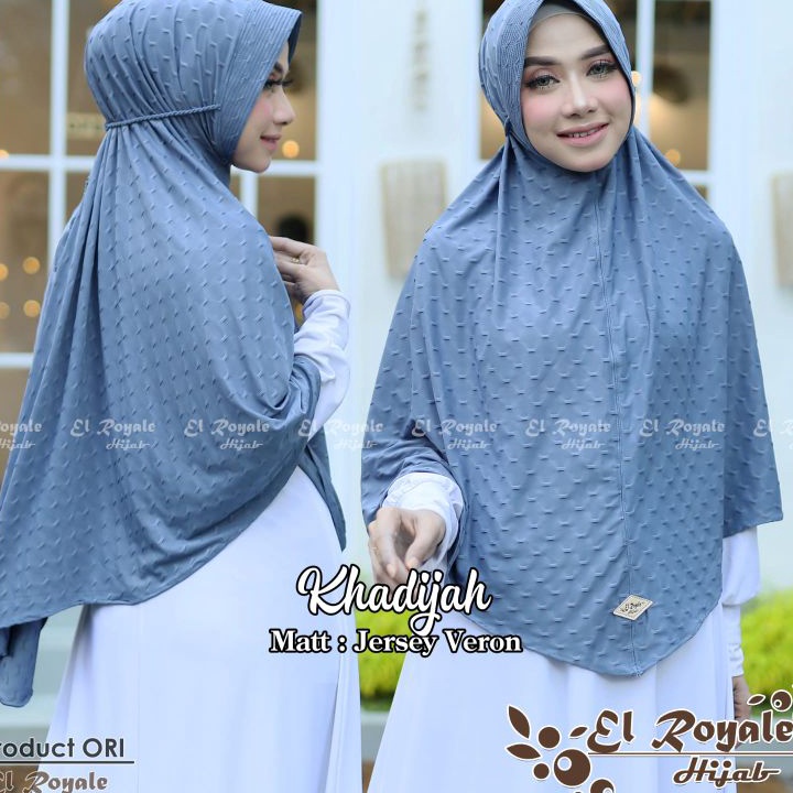 Promo Kilat Hanya 24 Jam HIJAB INSTAN KHIMAR SYARI KHADIJAH XL ORI EL ROYALE