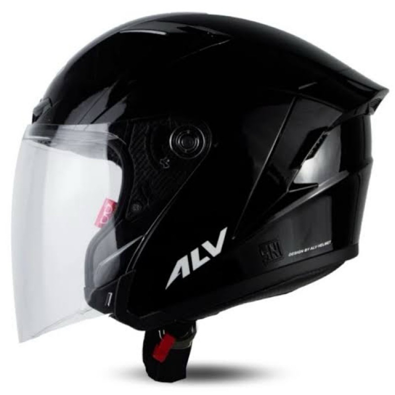 Helm alv ultron visor bening dan silver