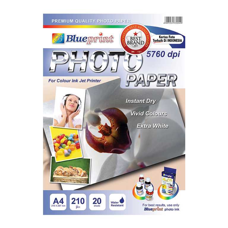 

PALING DIMINATI Blueprint BPGPA419 Polos Photo Paper A4 AnggrekBlueprint BPGPA419 Polos Photo Paper A4 Anggrek