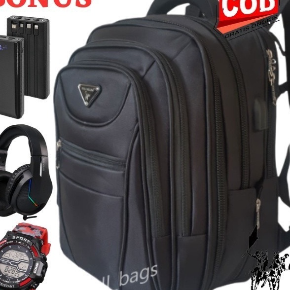 Super FREE HADIAH JAM TANGAN Tas Ransel Polo Milano 88372 Tas Ransel Polo Dewasa Terbaru 223 TPH Tas