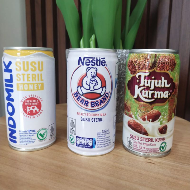 

susu steril bearbrand tujuh kurma indomilk