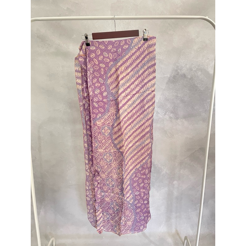 ROK LILIT viscose batik cap motif pulauan (sudah ada tali)